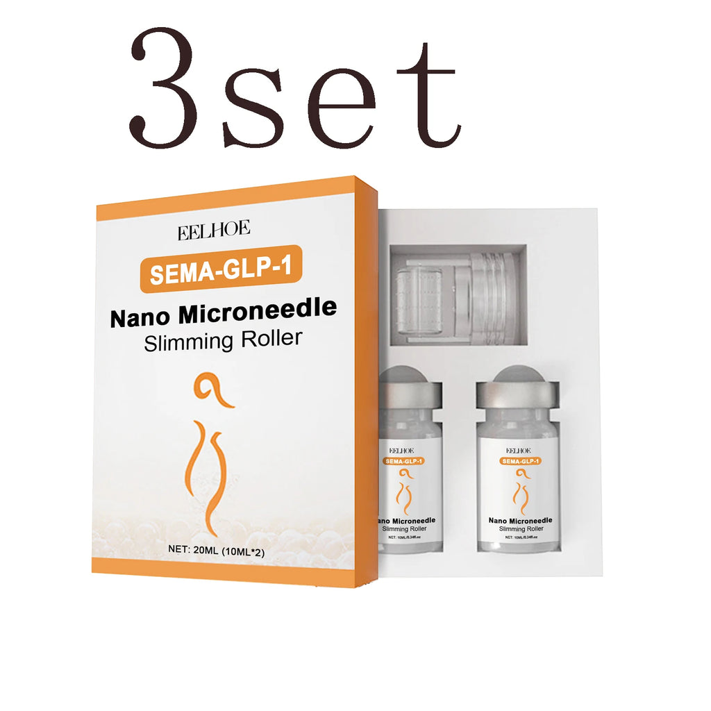 Body Contouring Massage Roller & Hydrating Serum Set