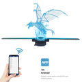 3D Holographic LED Fan Projector | Wall-Mounted Smart Display