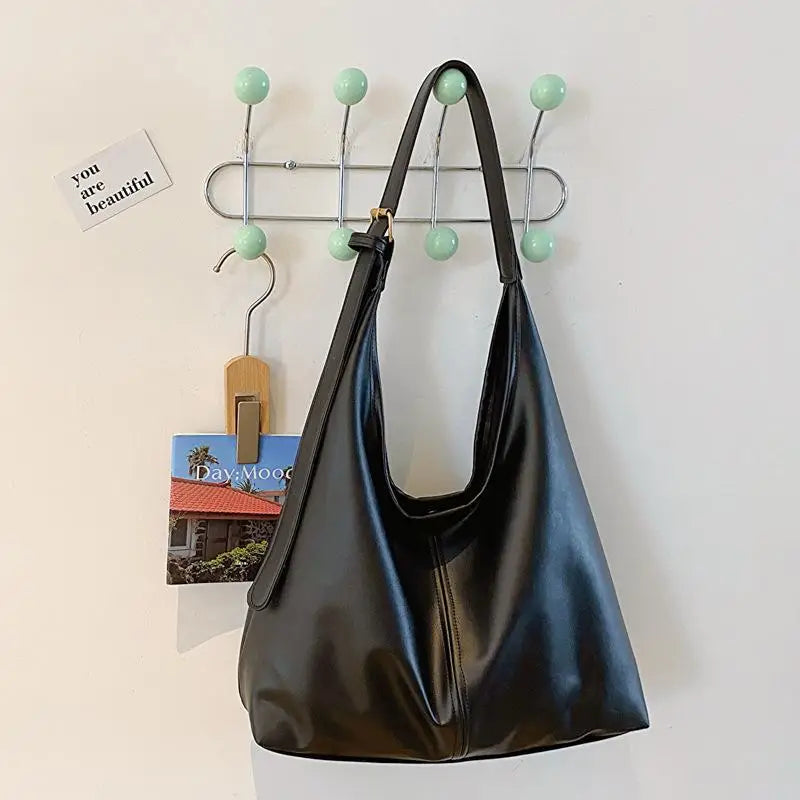 PU Leather Women's Hobo Shoulder Tote Bag | 5 Colours