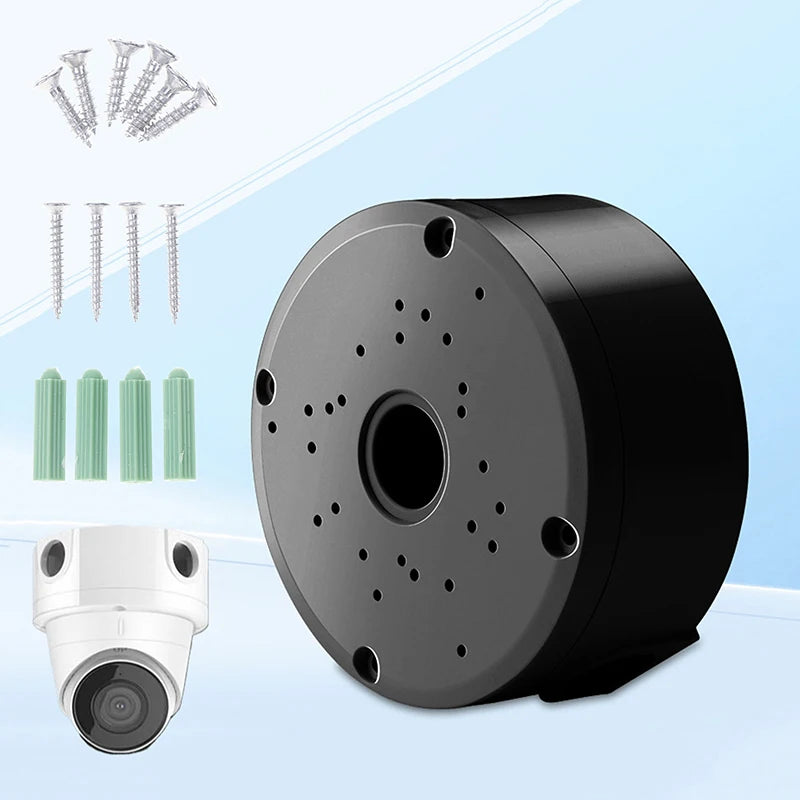 1 PC CCTV Camera Junction Box Cable Deep Base For Dome/IP Camera Waterproof Mount Bracket Plastic Base Surveillance Dome Bracket Oasis Select