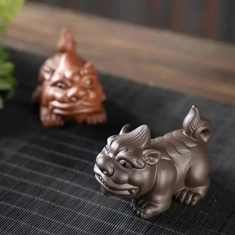 Purple Clay Tea Pet Ornament Fun Cute Pixiu Tea Tray Tea Play Tea Ceremony Oasis Select