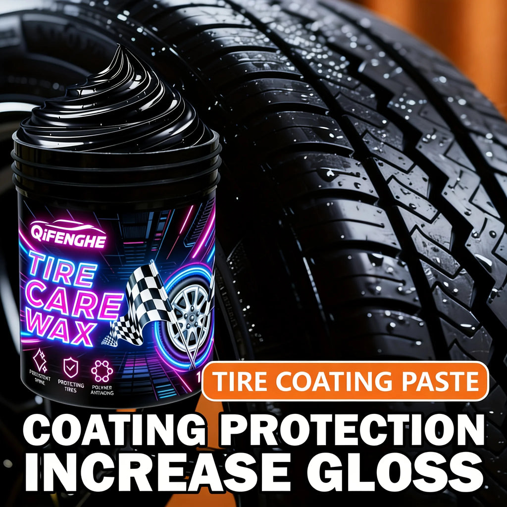Tire Blackening Coating Paste – Shine & Protective Polish Wax Tire Polish Wax Oasis Select