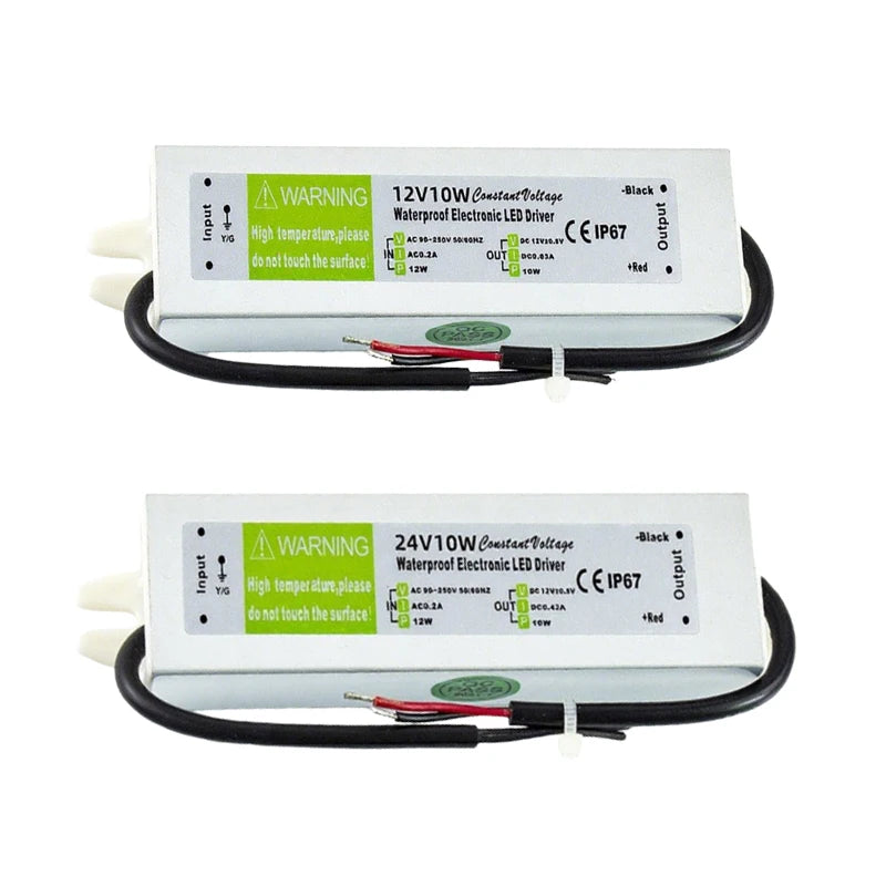 12V 24V Power Supply IP67 Waterproof AC 220V TO DC 12V 24V Switching Power Supplies 10W 15W 20W 24W 30W 36W 45W 50W Power Supply Oasis Select 10W 12V