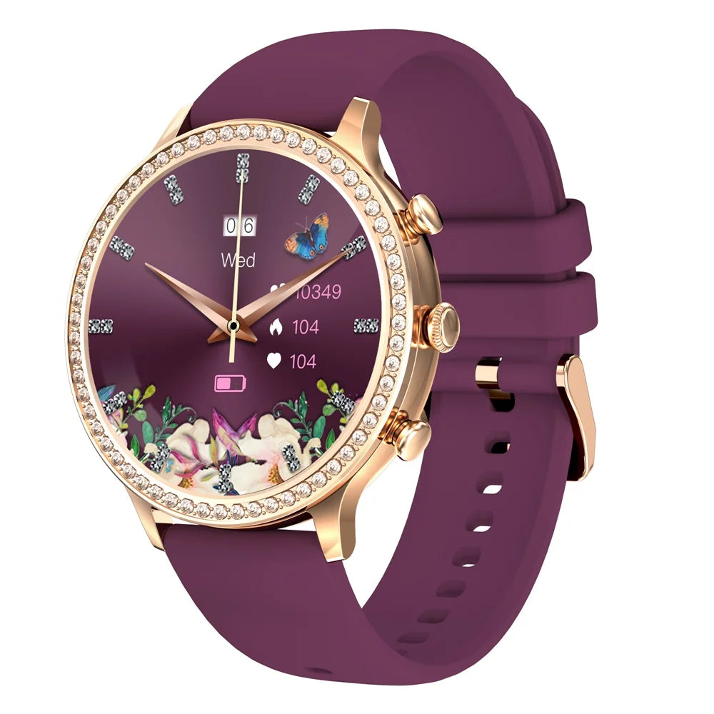 New Smart Watch Women DIY Watch Face Waterproof Heartrate Monitor Ladies Smartwatch Gifts Sports Fitness Tracker For IOS Android Oasis Select i70 GDRDS