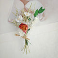 Dried Flower Mini Bouquet Bridal Bridesmaid Wedding Boutonniere Gift Box Decor DIY Material Kit Home Decor Oasis Select 2