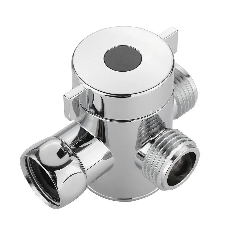 ABS Diverter Valve 1/2 Inch 3 Way Water Separator Shower Arm Mounted Faucet Switcher Adjustable Adapter Bathroom Accessories Oasis Select