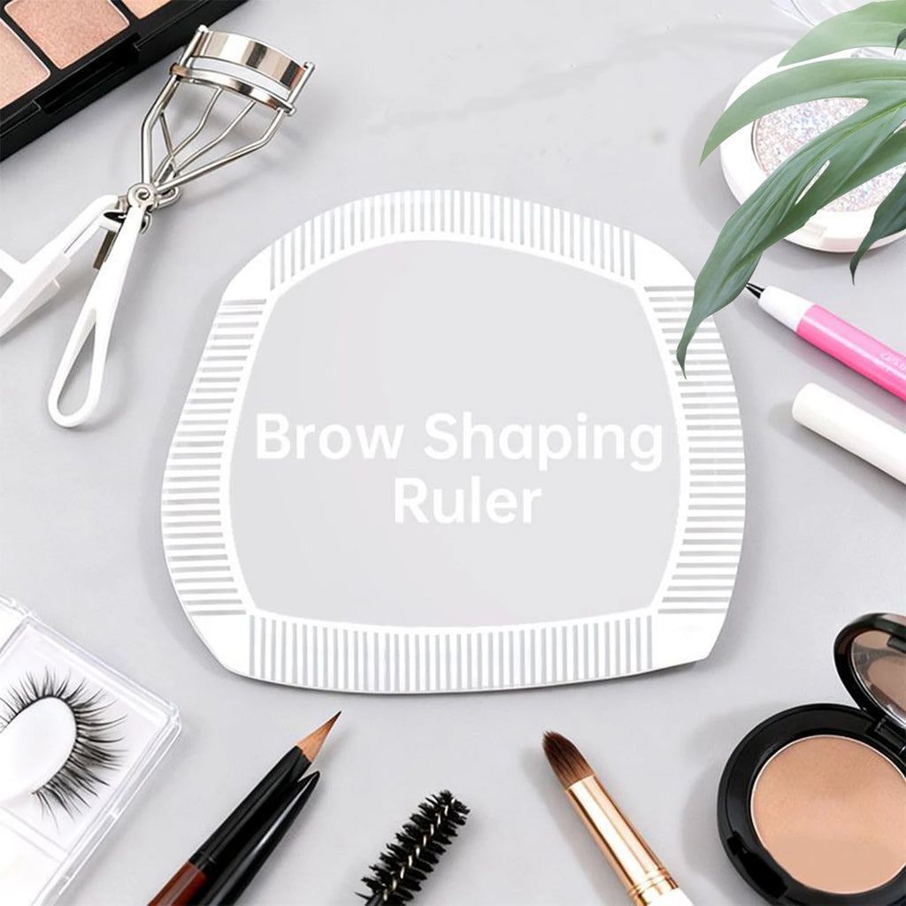 1PC Brow Mapping Ruler Eyebrow Shaping Ruler 1 Minute Fast Drawing Design Brow Easy Tool Microblading Permanent Mekeup Stencils Oasis Select