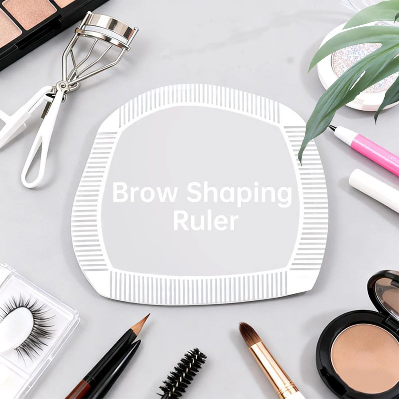 1PC Brow Mapping Ruler Eyebrow Shaping Ruler 1 Minute Fast Drawing Design Brow Easy Tool Microblading Permanent Mekeup Stencils Oasis Select