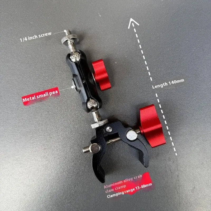 1 Set Photography Accessories Camera Metal Super Clamp With Double Ball Head Magic Arm For Monitor Light Mic Phone Mount Oasis Select A1