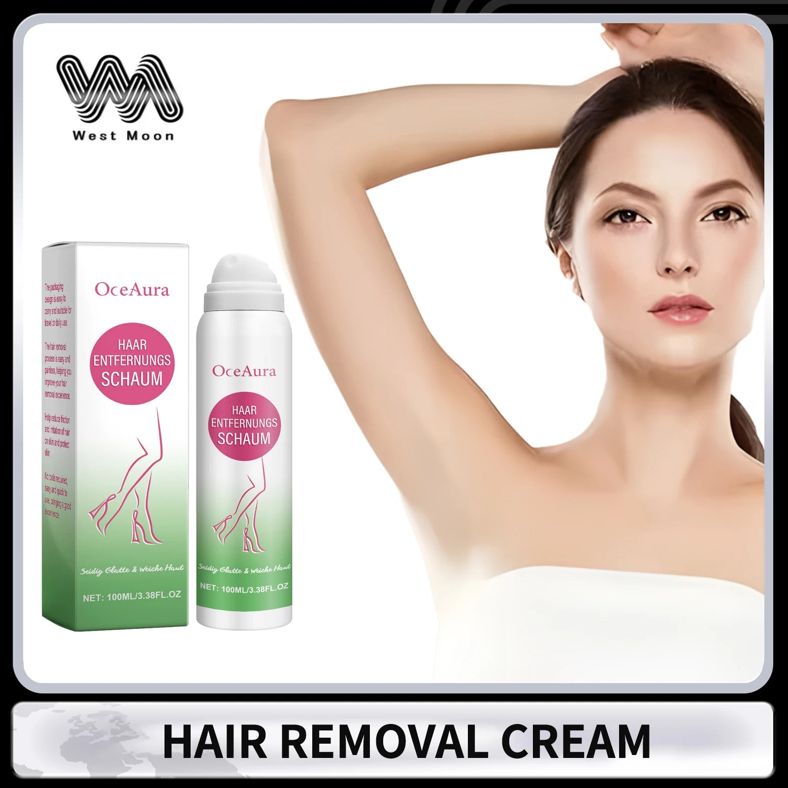 Painless Hair Removal Spray Underarm Private Body Leg Hair Remove Cream Growth Inhibitor Depilatory Body Care Oasis Select