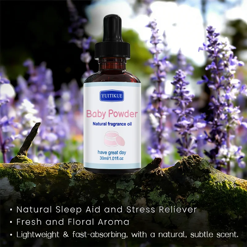 YUITIKUE Baby Powder Fragrance Oil – Floral Aroma 30ml