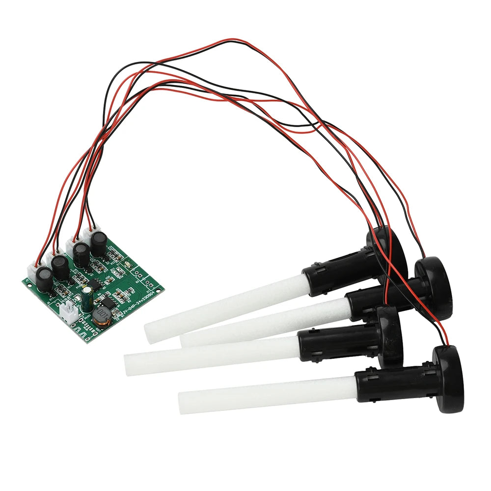 4 Spray Humidifier Module DIY Atomizer Control Board Driver Circuit Board 1Drag4 Plant Watering Heavy Fog Amount Assembly Simple Oasis Select