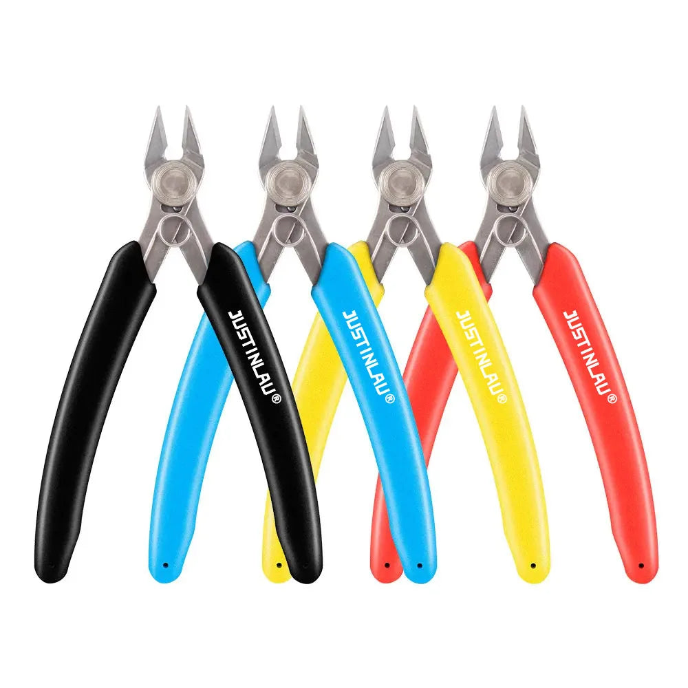 Universal Stainless Steel Pliers DIY Electronic Diagonal Side Cutting Nippers Wire Cable Cutter 3D Printer Parts Hand Tools Oasis Select
