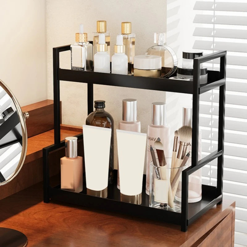 Toilet Shelf Wash Counter Cosmetics Storage Box Bathroom Dresser Perfume Skin Care Products Storage Shelf Oasis Select