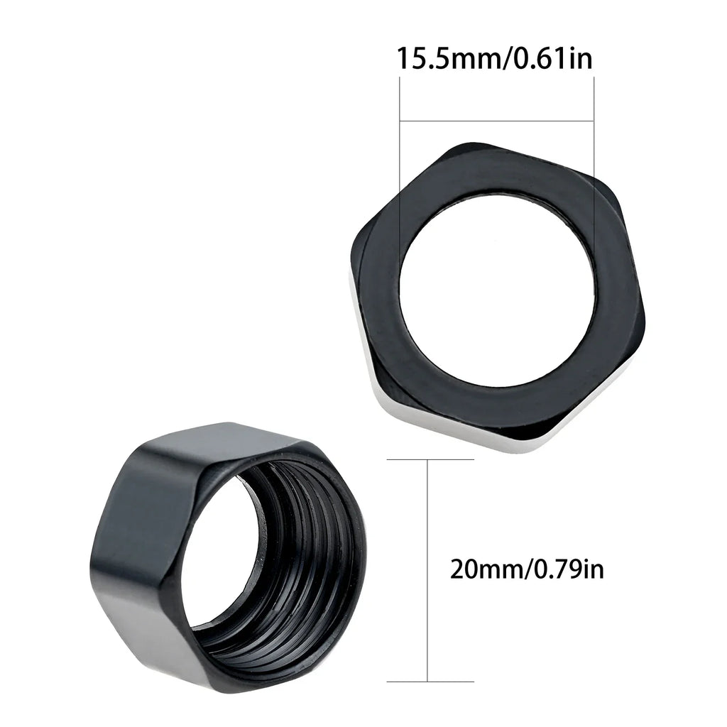 Universal Copper Shower Hose Connector Adapter Nut – All Finishes