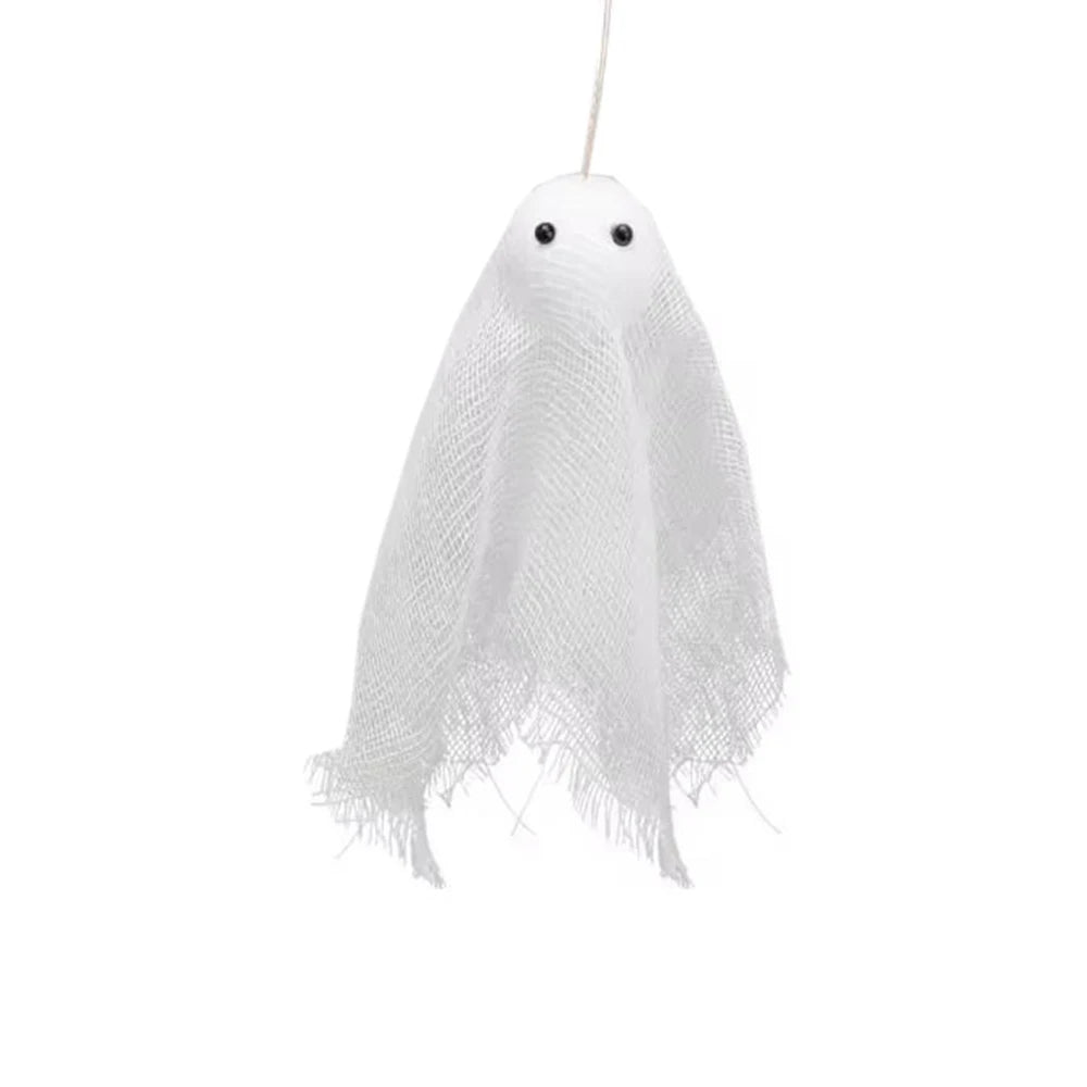 Halloween Hangings Ghosts Halloween Flying Ghosts Decorations White Cute Flying Ghosts Ornament With Rope For Balcony Garden Oasis Select White-1pc
