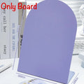 Metal Desktop Message Board Standing Plates Ornament Large Capacity Message Board Storage Board Decorative Oasis Select Purple