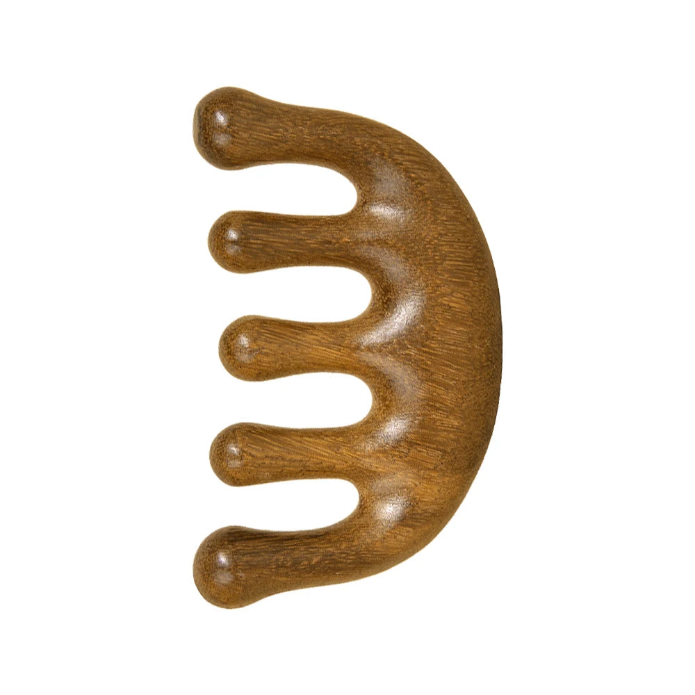 1pc Wooden Scalp Massager Sandalwood Wide Tooth Combs Wood Massage Comb & Sandalwood Comb for Luxurious Hair Care Oasis Select SZ45