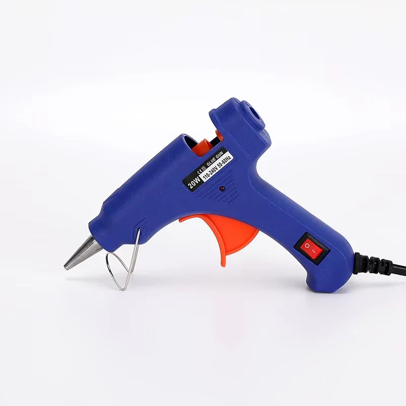 Hot Melt Gun Handmade DIY Accessories Children's Hot Melt Seal Fire Glue 7 mm Caliber Household Hot Melt Gun Oasis Select Blue(EU)
