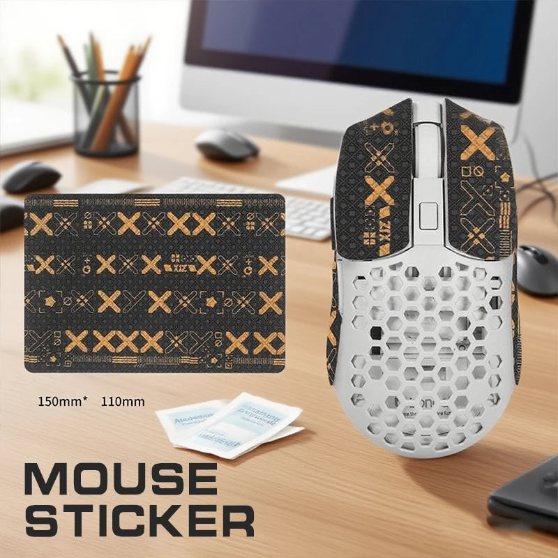 Universal Anti-Slip Mouse Sticker DIY Sweat-Proof Mouse Grip Tape Wear-Resistant Gaming Mouse Sticker Oasis Select