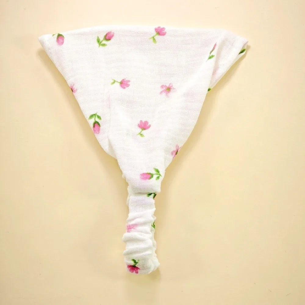 Cute Cotton Headband Soft Breathable Infant Headwear adjustable Solid Color Toddler Turban Baby Girls Boys Oasis Select B
