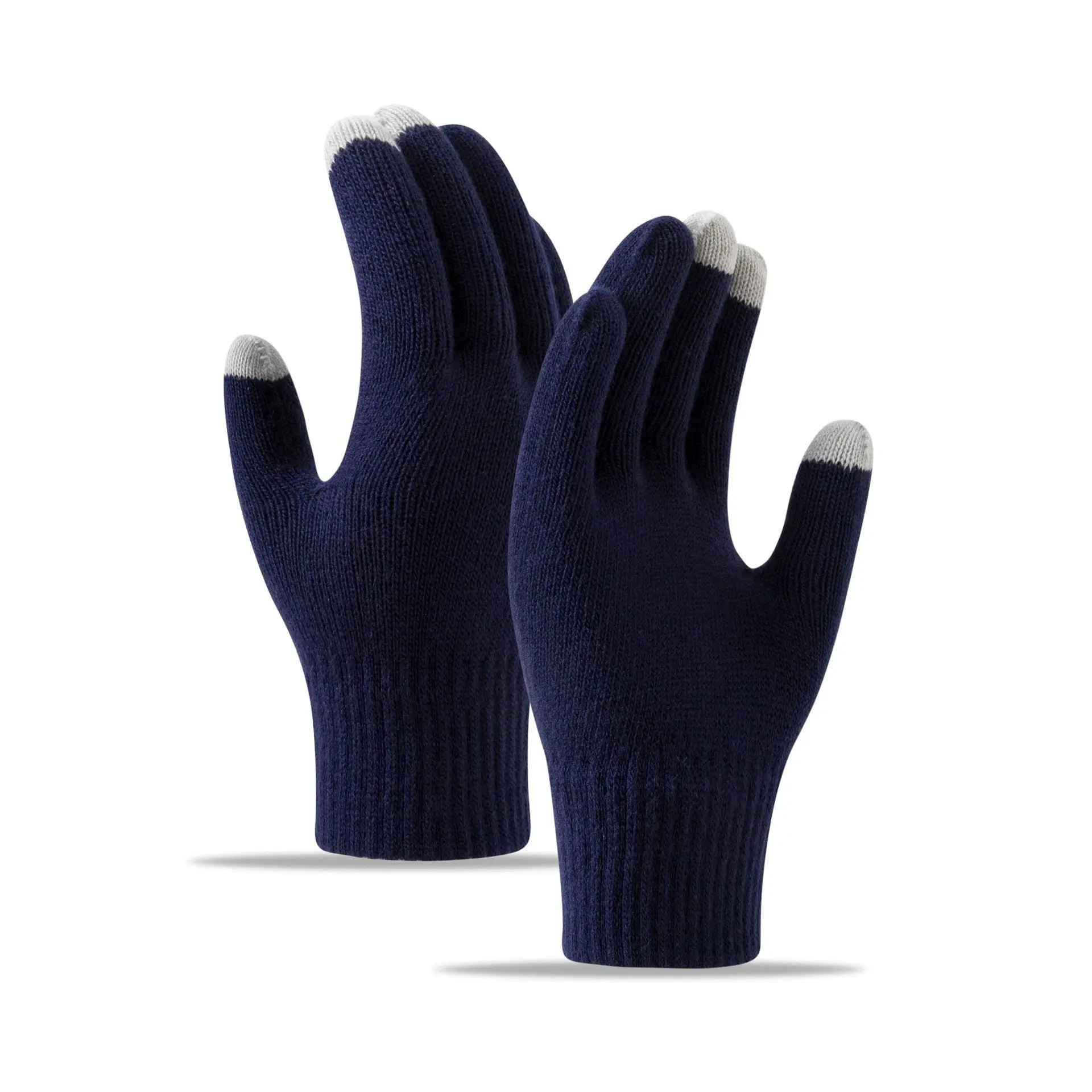 Knitted gloves, touch screen, cycling, skiing, fitness, warmth, autumn and winter outdoor sports trend Oasis Select 9