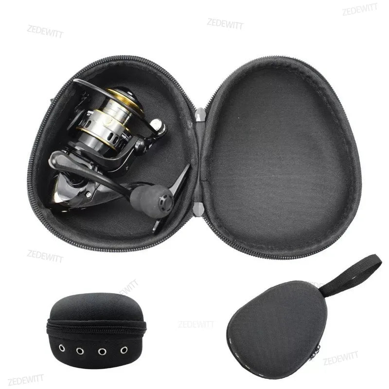 Fishing Reel Bag Durable Portable EVA Protective Case Cover For Drum Spinning Raft Reels Fishing Pouch Bag Fishing Accessories Oasis Select