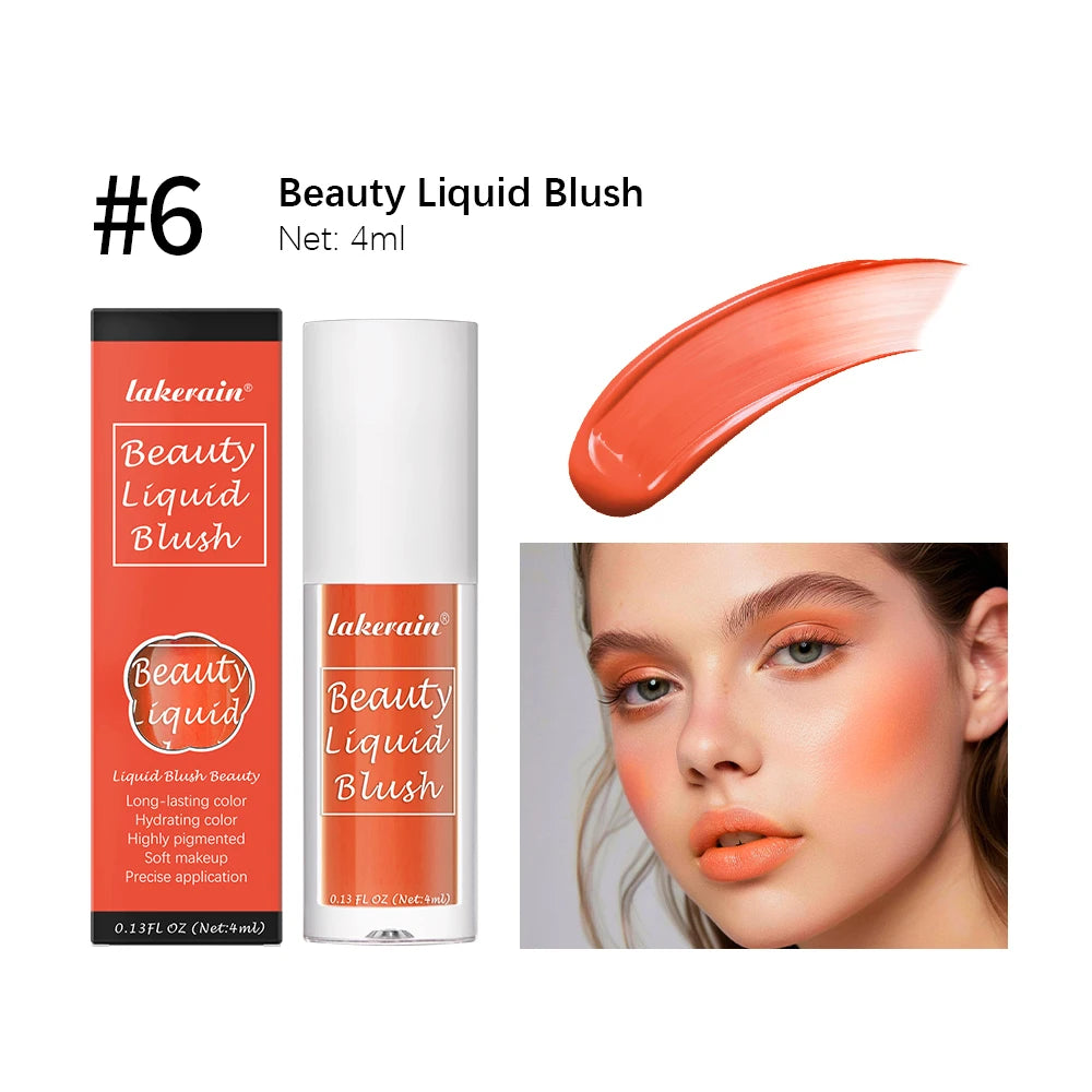 Velvet Matte Liquid Blush – Waterproof Cheek Tint 4ml Liquid Blush Oasis Select Color 6