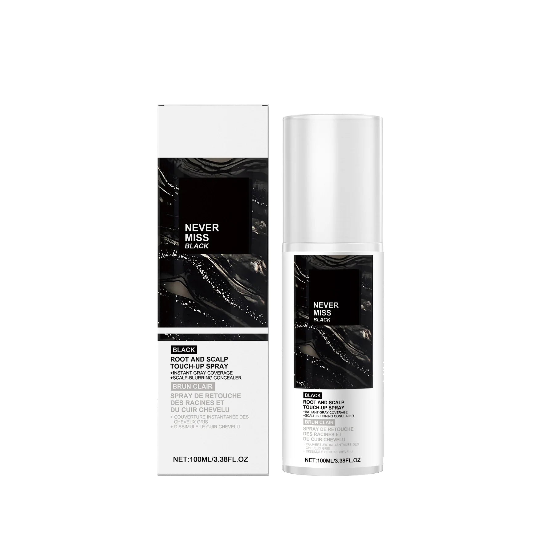 Temporary Instant Hair Color Spray – Multi Shade, 100ml Temporary Hair Color Spray Oasis Select Black
