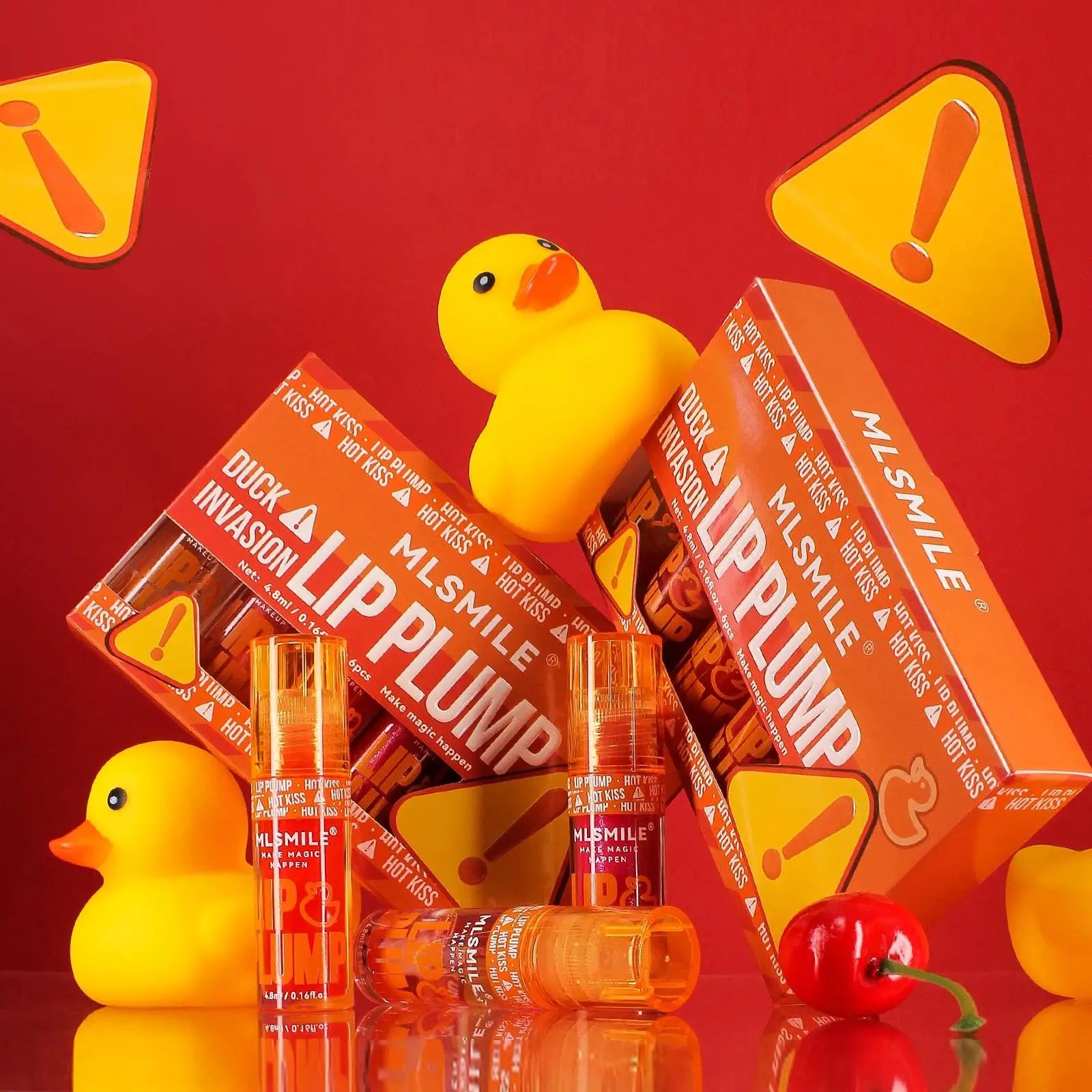 MLSMILE Lip Plumper Gloss Oil Set – Mirror Shine, 6 Piece