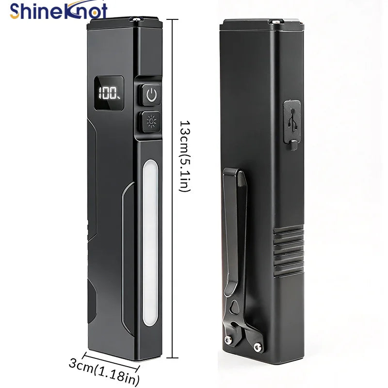 Shineknot RGB EDC Flashlight – UV, Magnet & Multi-Mode Torch