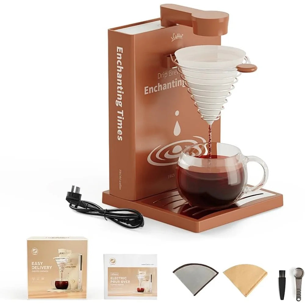 URGGU Portable One Cup Pour Over Coffee Maker & Tea Brewer