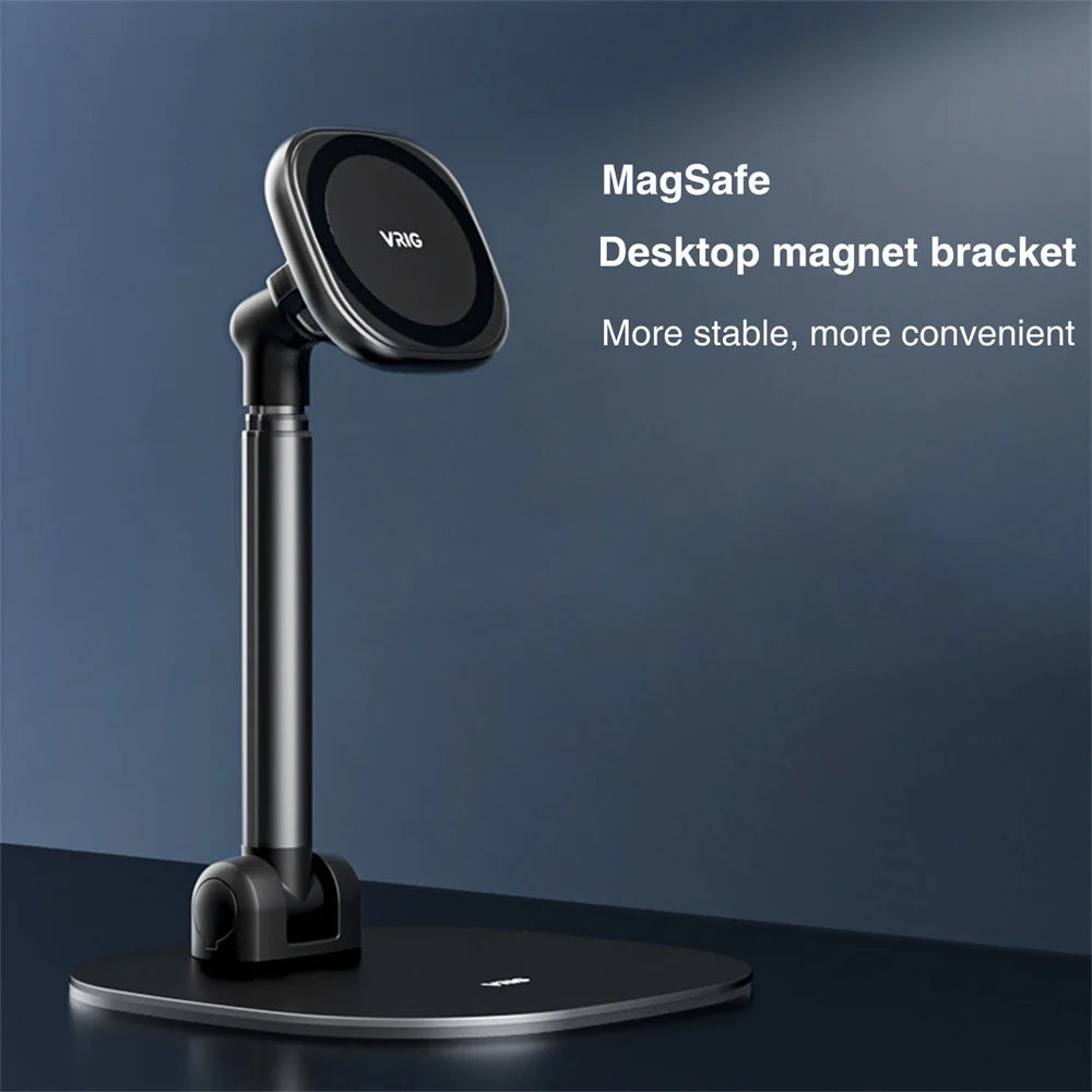 MAMEN Magnetic Phone Stand – MagSafe Desk Holder iPhone 12–15