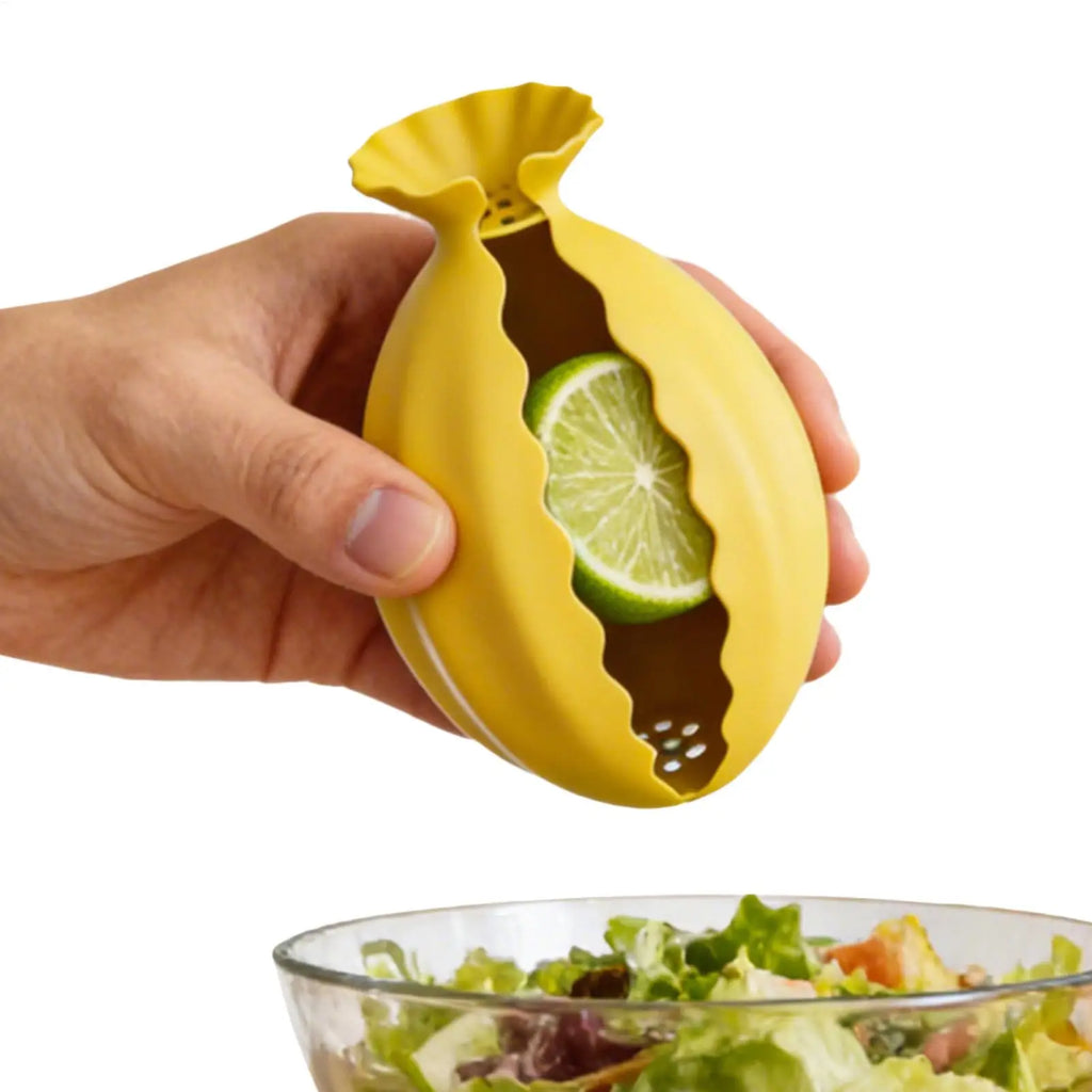 Manual Juicer Lemon Juicer Anti-Splash Manual Press Juicer Handheld Silicone Lemon Lime Squeezer Kitchen Bar Tools Oasis Select
