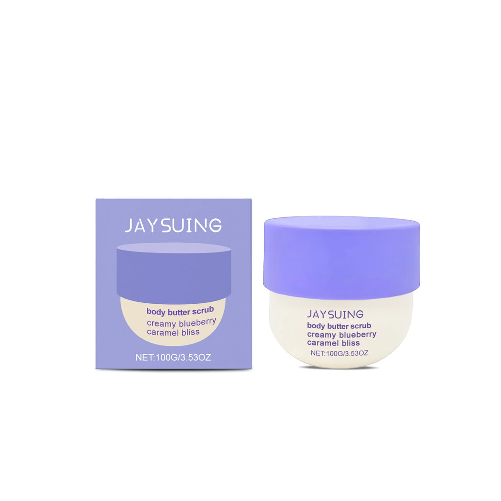 Blueberry Caramel Body Scrub Deep Clean Softening Keratin Smooth Skin Relieve Dryness Long-Lasting Hydration Exfoliating Scrub Oasis Select 100g