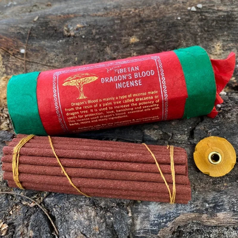 30PC Nepal Handmade Incense Sticks Ancient Tibetan Fragrance Colored Short Tube Thick Thread Incense Cedar Palo Santo White Sage Oasis Select