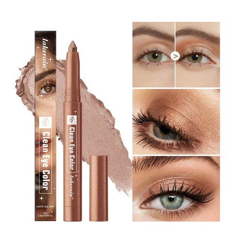 12-Color Waterproof Eyeshadow Sticks – Shimmer & Matte Pencils Eyeshadow Pencil Set Oasis Select