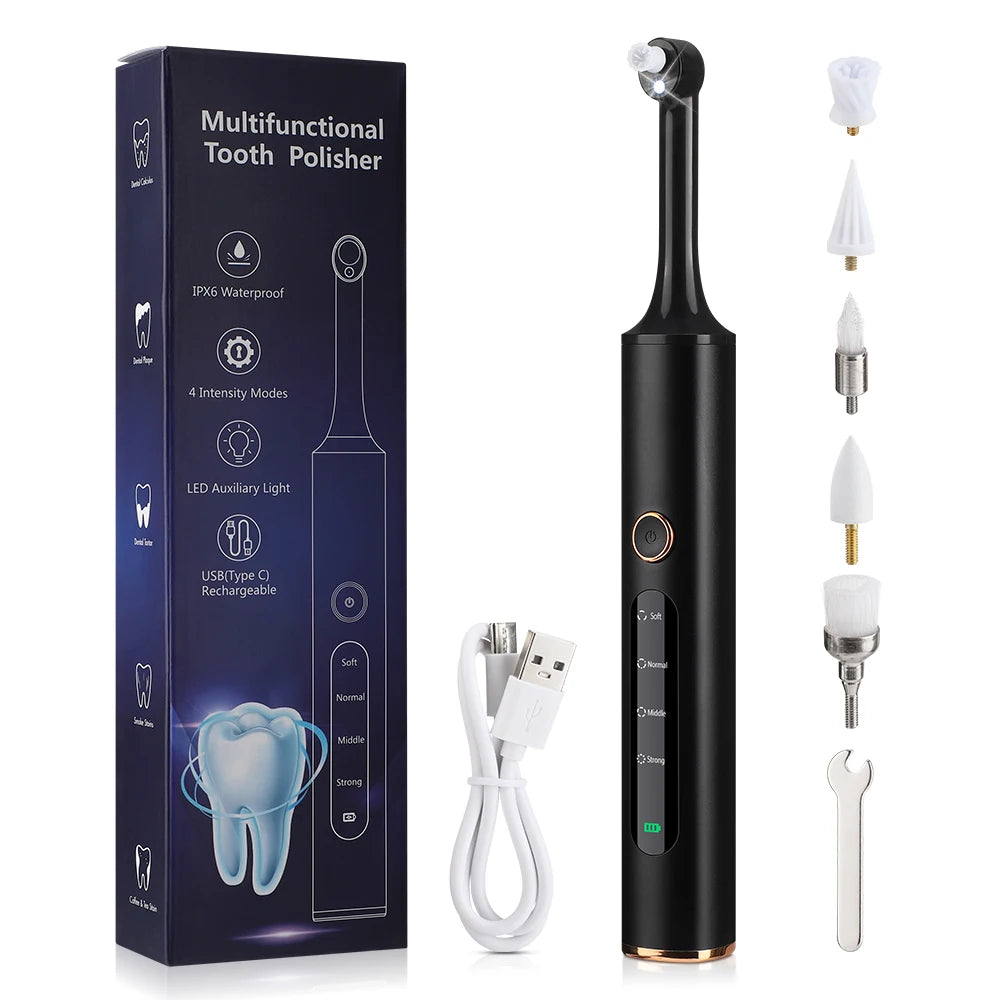 AFDEAL Electric Teeth Polisher & Whitening Cleaner – 5 Modes