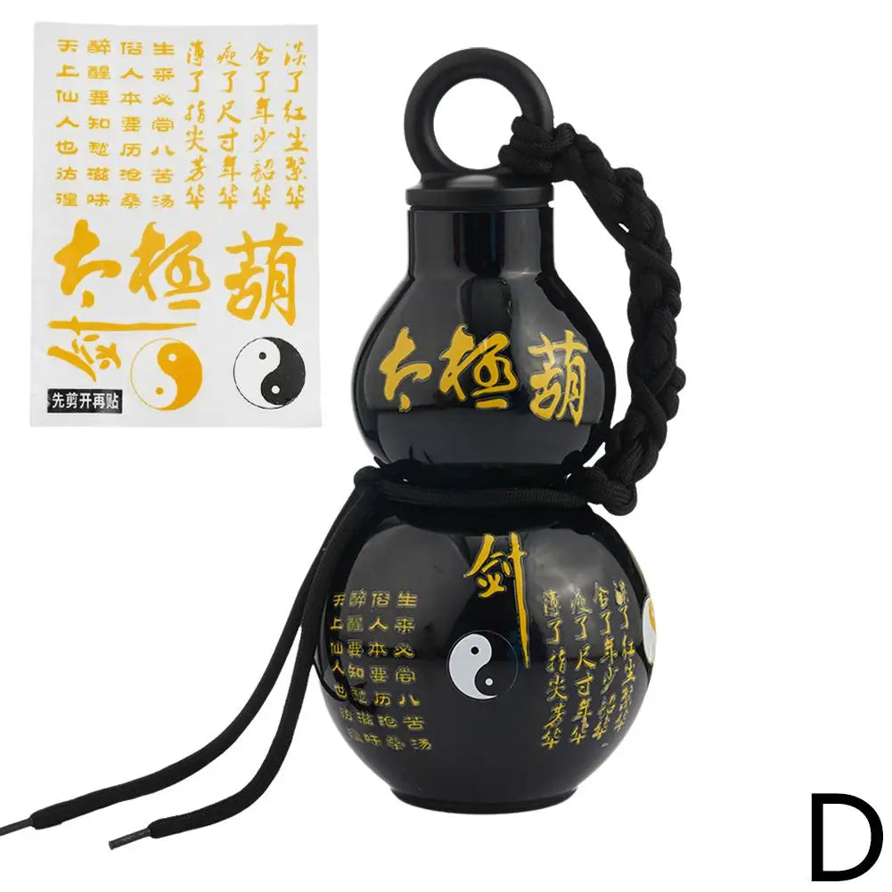 800ml Gourd Water Bottle – Food-Grade Plastic Sports Kettle