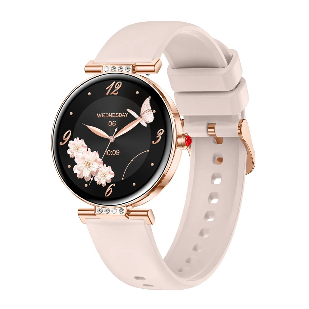 Lady Smartwatch Information Push Amoled Screen BT Call Smart Watch Women's Health Monitor Sports 6.2mm Ultra-thin All Metal Case Oasis Select GDPIS
