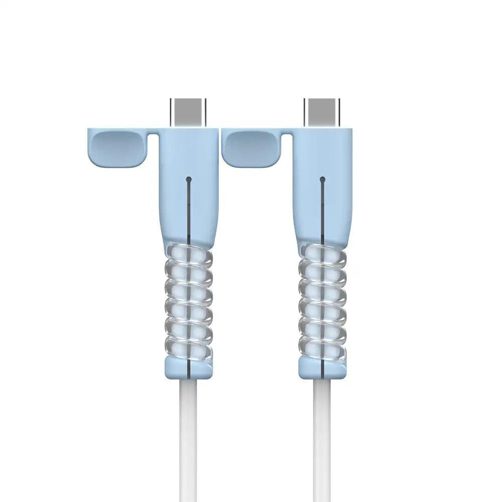 Silicone Type-C Cable Protector & Wire Winder | Multicolor Cable Protector Oasis Select 11