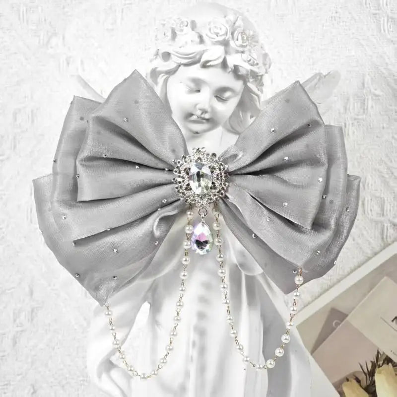 Rhinestone Bow Hair Clip for Girls – Princess Party Accessory Girls Hair Clip Oasis Select A14