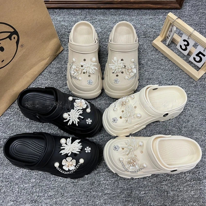 Fashion Shoe Accessory Set, decorative shoe buckles, removable, suitable for sandals and flip-flops. Oasis Select