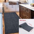 40cm x 3m High-Quality Entrance Mat Kitchen Doormat Absorbent Oil-Absorbing Non-Slip Suitable For Indoor And Outdoor Decoration. Oasis Select Striped gray 40cmX3m