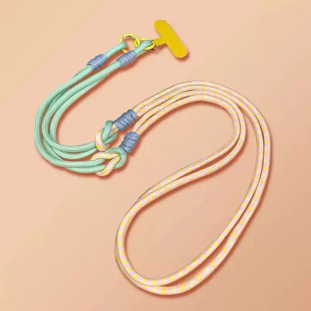 Anti Winding Mobile Phone Lanyard Neck Hanging Detachable Crossbody Phone Strap Bold Anti-Lost Mobile Phone Rope Chain Oasis Select