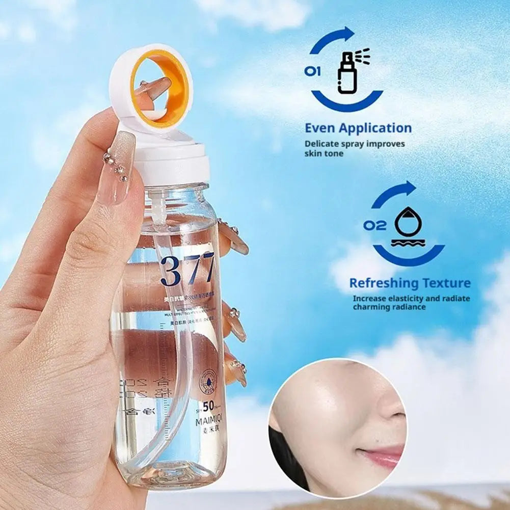 Full Body Care 377 Spray Spf50 Plus Nourish Skin Moisturize Whitening Anti Wrinkle Ideal For Face Neck And Body Sun Protection Oasis Select