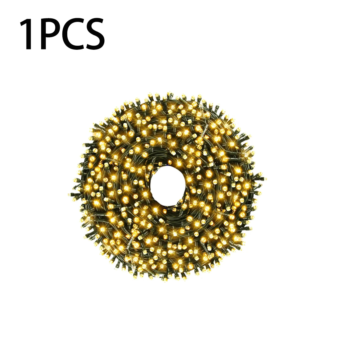 1/2/3Pcs LED String Light 10M/20M/30M Christmas Tree Fairy Outdoor Festoon 220V EU Plug/110V US Plug,Party Decor Lamp CW/WW/RGB Oasis Select 1PCS Warm White EU Plug 30M