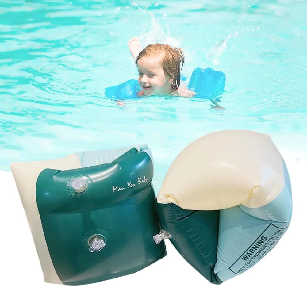 Inflatable Swim Arm Rings – Double Airbag Pool Floaties Adults & Kids Inflatable Swim Armbands Oasis Select
