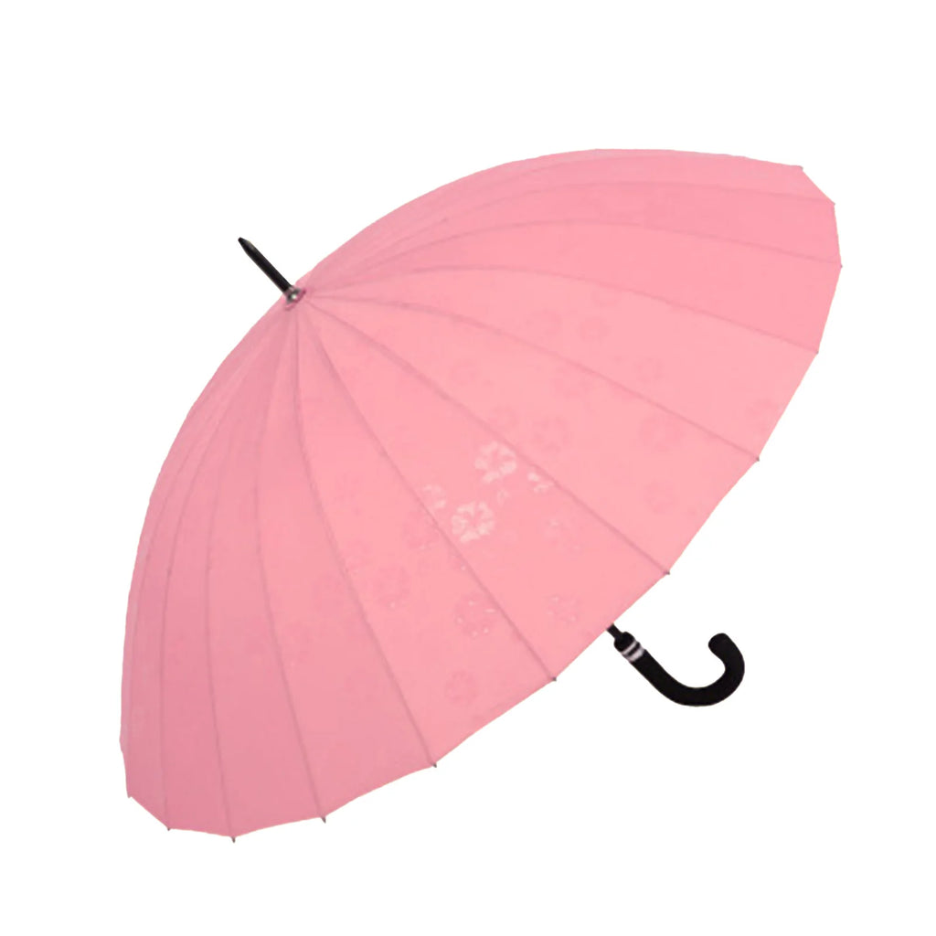 PEAKINBAGS Ultra Large 24-Rib Long Handle Retro Windproof Umbrella
