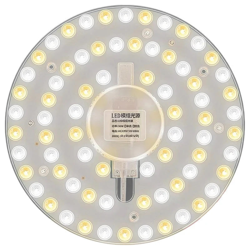 Hot Sale 1 Set Magnetic Suction LED Panel Circle Ring Light 12W 18W 24W 36W 48W 72W LED Round AC220V Ceiling Lamp Light Source Oasis Select